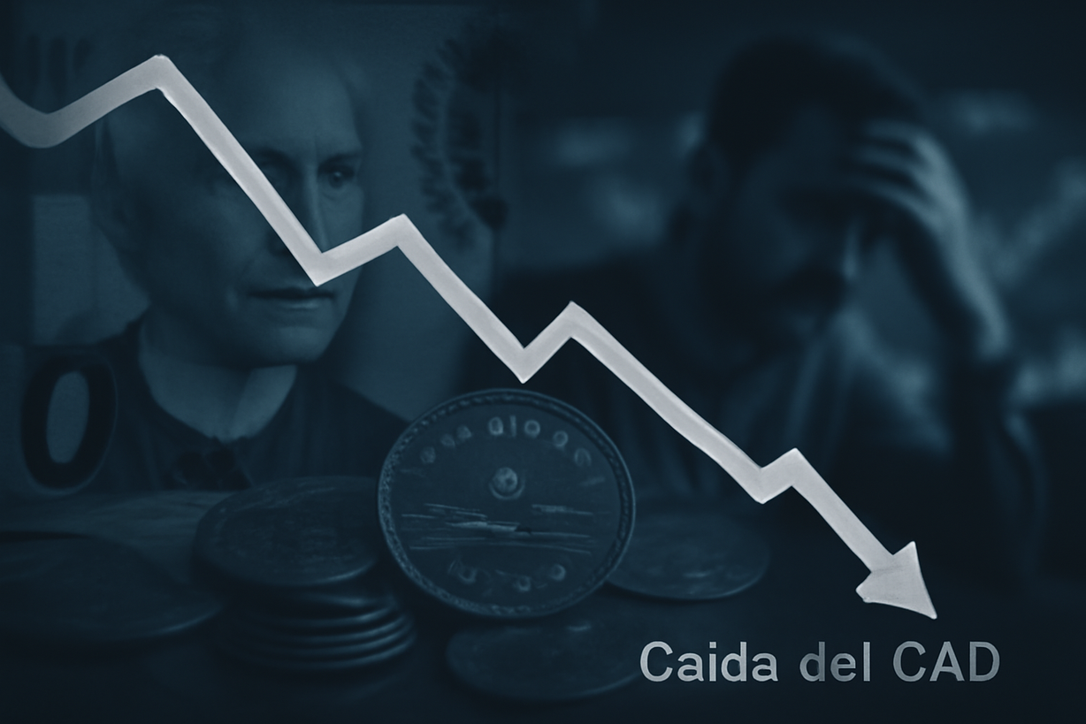 Caída del Dólar Canadiense: Inversores en Alerta por Débil PIB