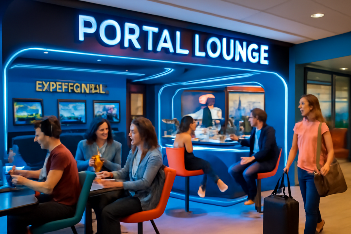 Descubre el Portal Lounge: La Nueva Experiencia Interactiva en el Aeropuerto de Minneapolis-St. Paul
