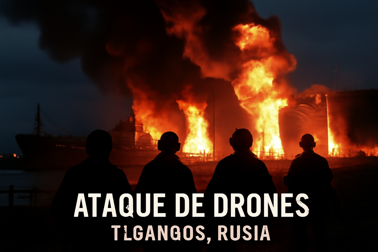 Incendios en Taganrog: El impacto de los drones ucranianos en la tensión Rusia-Ucrania