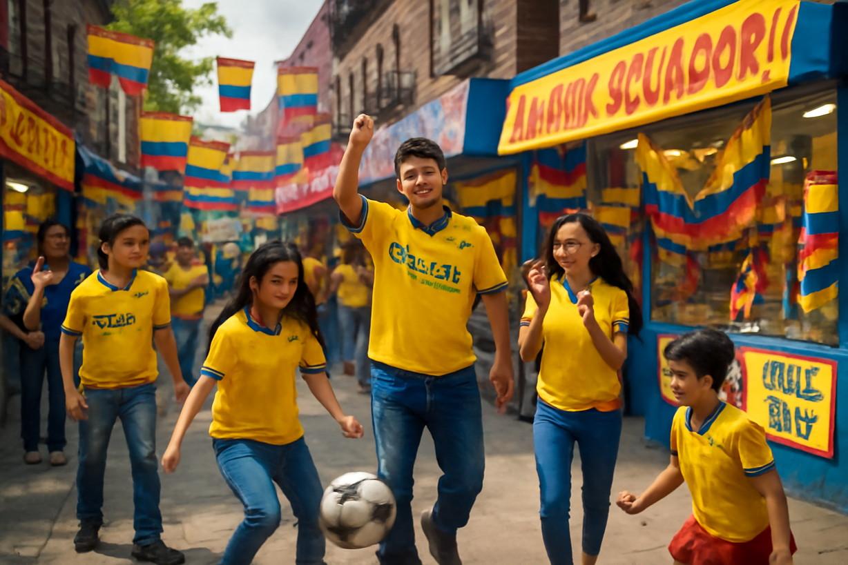 La camiseta ecuatoriana arrasa en Jackson Heights ante el Mundial 2026