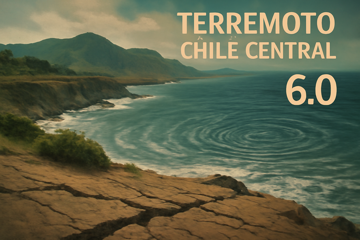 Terremoto de magnitud 6 sacude la zona central de Chile sin reportes de daños