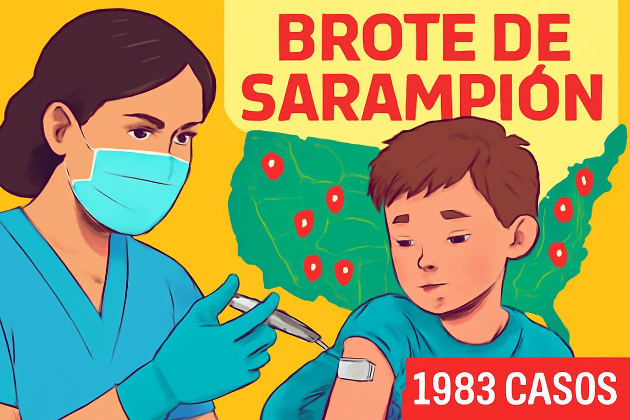 Aumento alarmante de casos de sarampión en EE. UU. en 2026