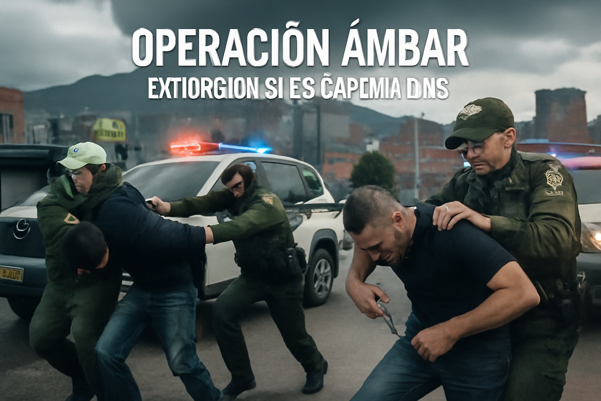Operación Ámbar: 134 delincuentes capturados en Bogotá por extorsiones y secuestros