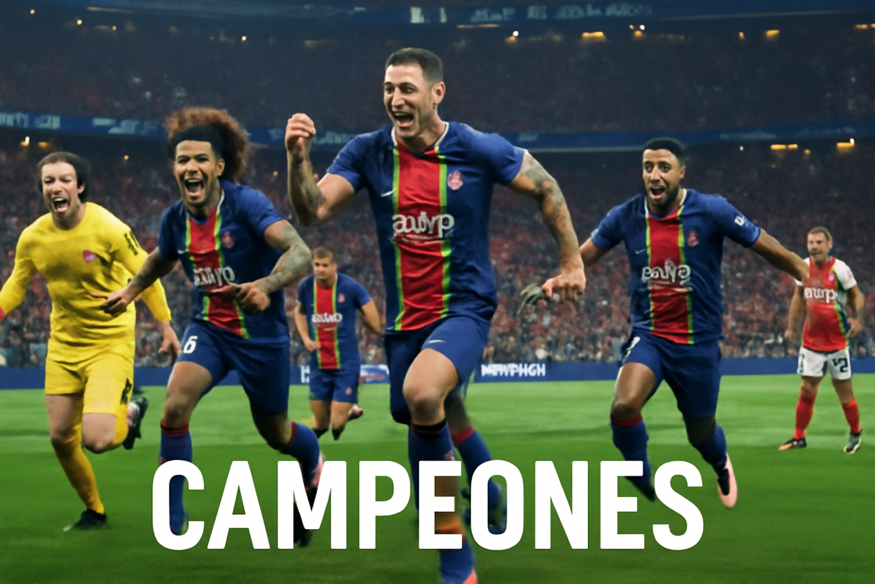 PSG Repite como Campeón de la Champions League tras Dramática Final contra Arsenal