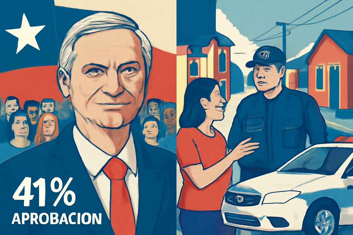 Aprobación de Kast alcanza el 41% a pesar de la baja evaluación de su Cuenta Pública