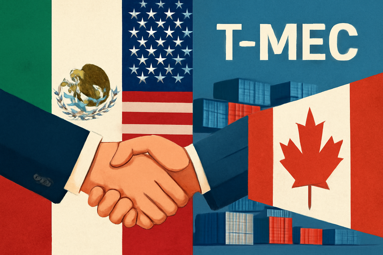 Renovación del T-MEC: México y EE. UU. en negociaciones, Canadá bajo presión