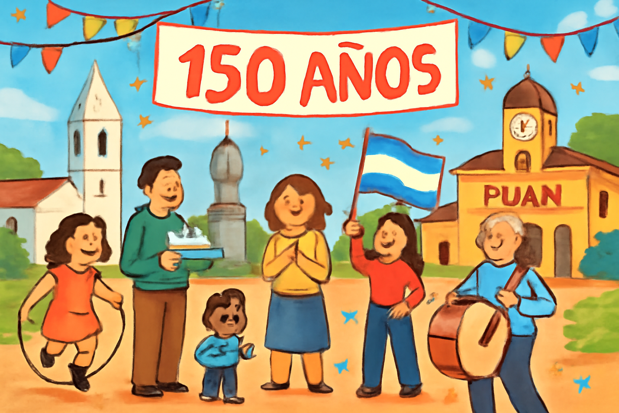 Puán celebra 150 años: Feriado el 5 de junio de 2026