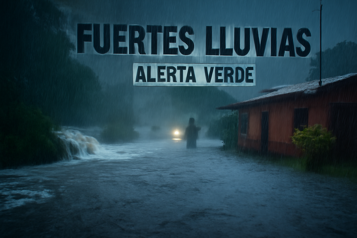 Alerta Verde en Costa Rica por Aumento de Lluvias y Riesgo de Inundaciones