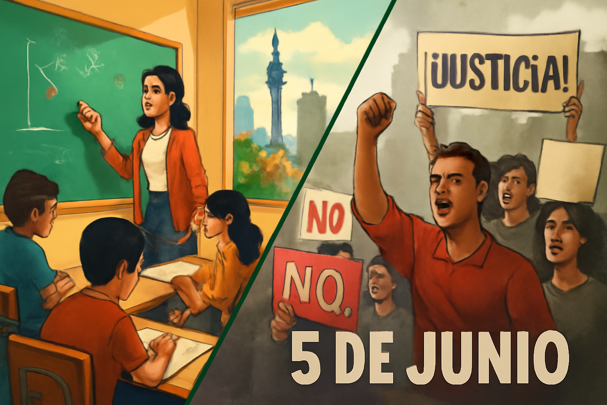 Clases Normales el 5 de Junio a Pesar de Protestas de la CNTE