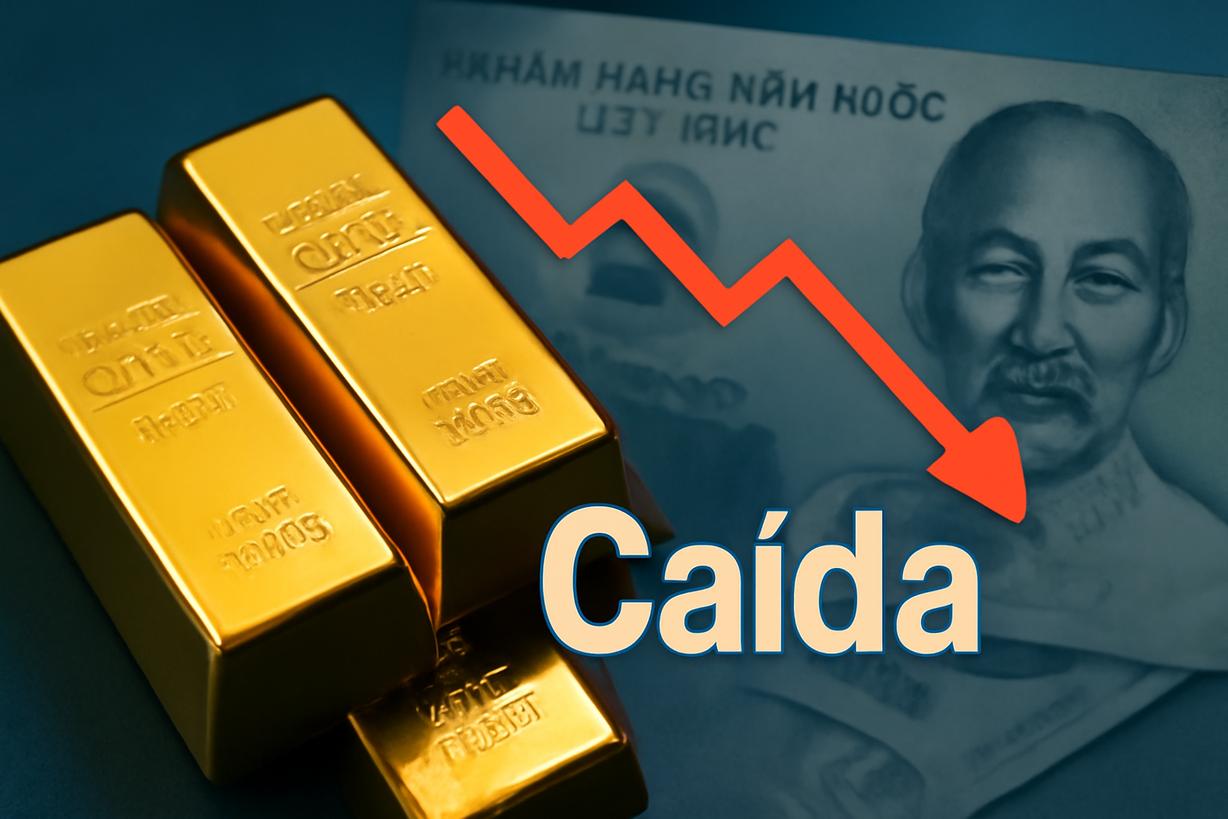 Caída del oro en Vietnam: precios en su nivel más bajo del año