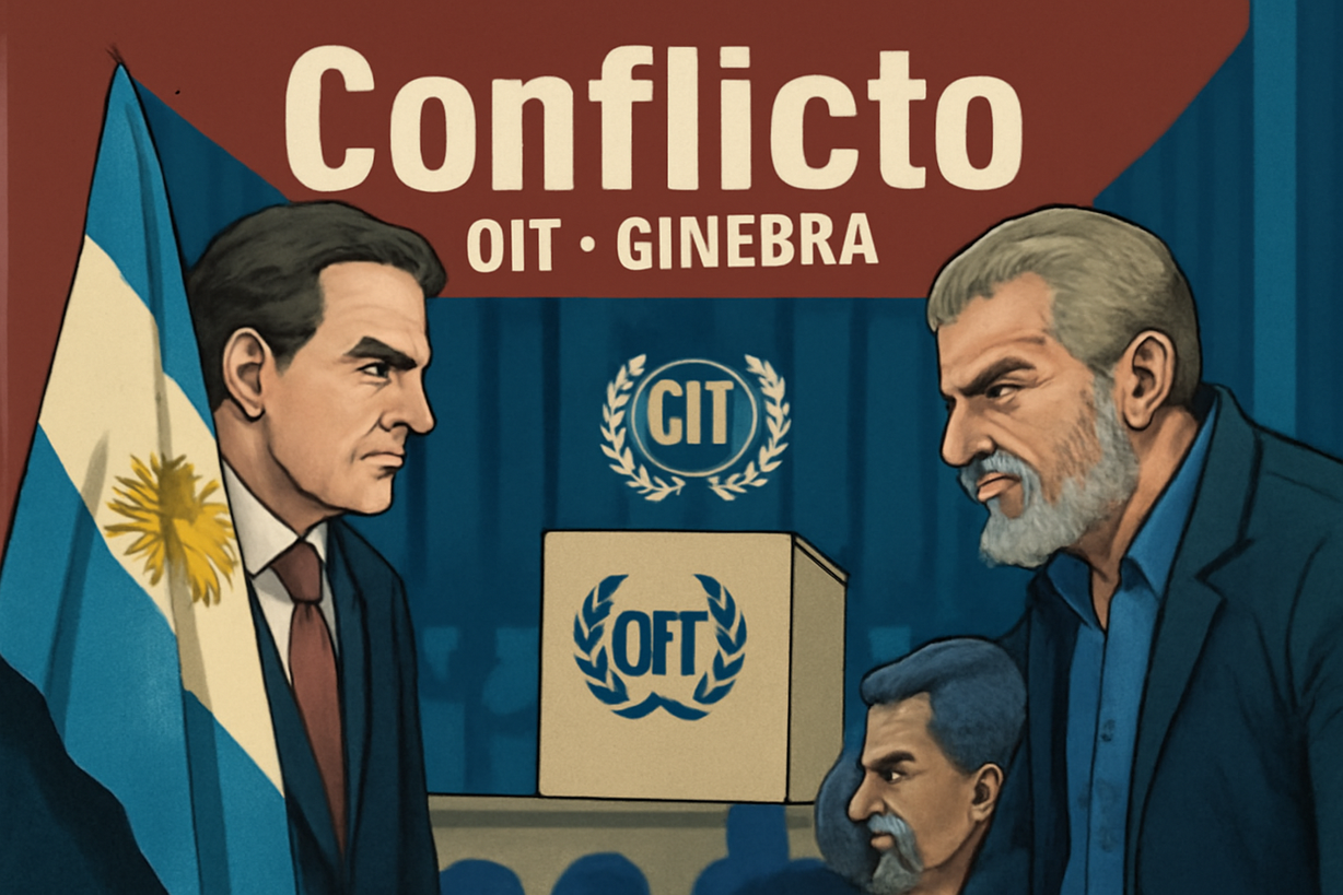Conflicto entre el Gobierno de Milei y la CGT: Defensas y Acusaciones en Ginebra