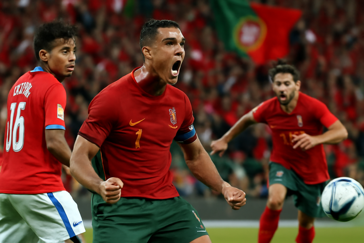 Portugal vence a Chile 2-1 en amistoso previo al Mundial 2026