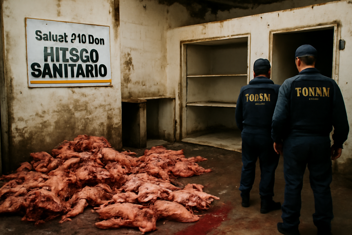Desmantelan matadero clandestino en Río San Juan con más de dos toneladas de carne en mal estado
