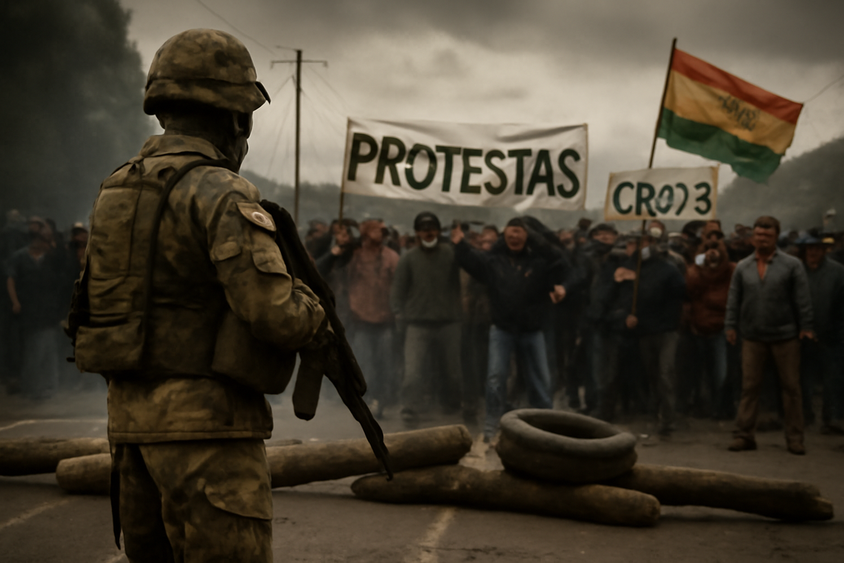 Crisis en Bolivia: El presidente Paz busca desbloquear carreteras con fuerzas militares