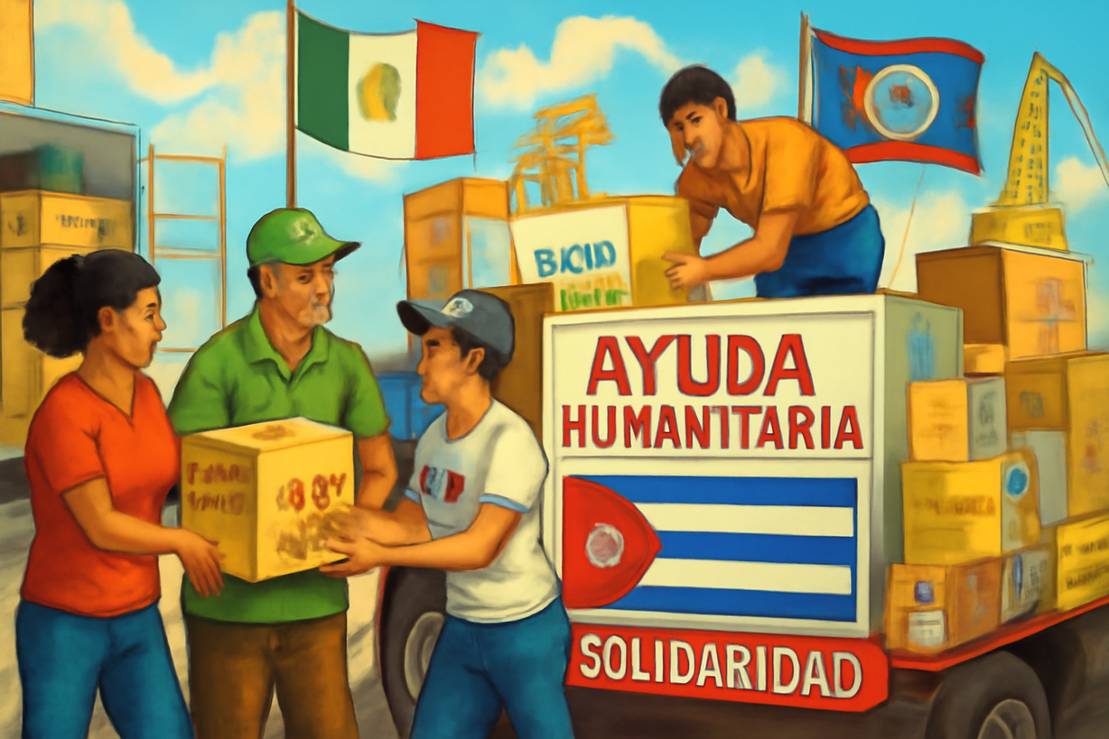Cuba recibe 1.700 toneladas de ayuda alimentaria de México y Belice