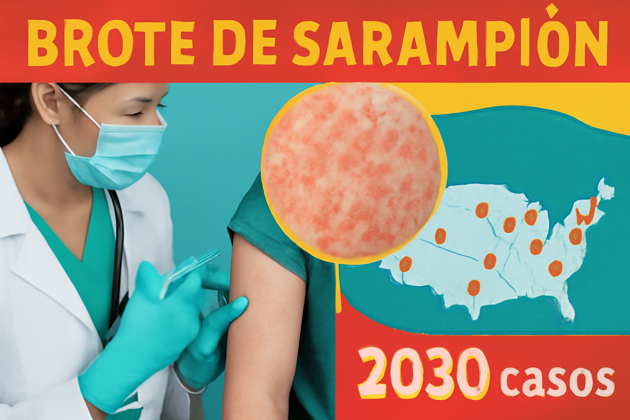 Aumento alarmante de casos de sarampión en EE. UU. en 2026
