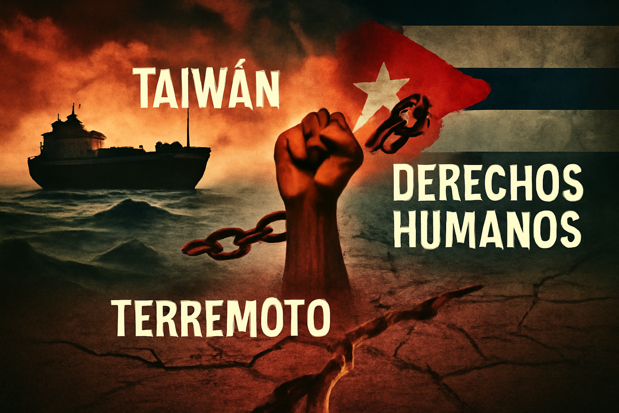 Tensiones en Taiwán, represión en Cuba y un terremoto que sacudió Florida