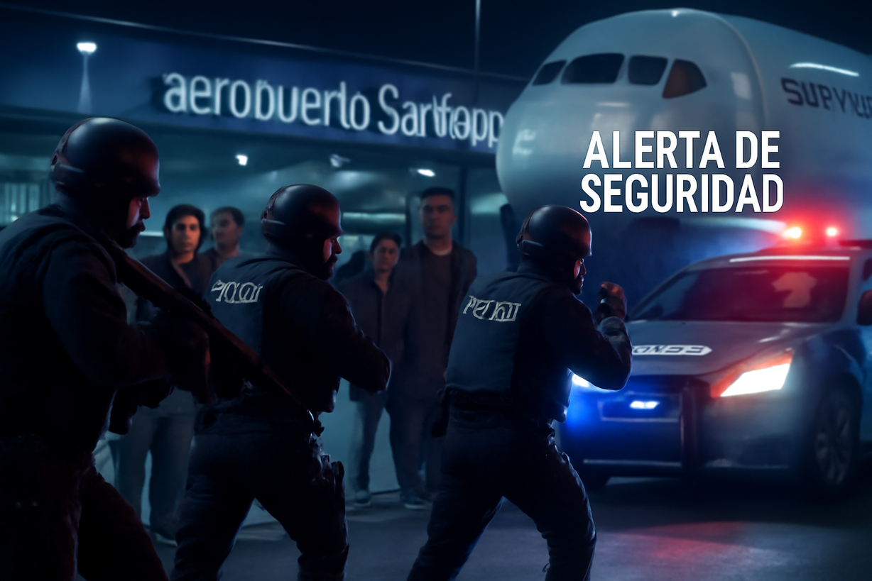 Falsa alarma de explosivo en vuelo de Latam: pasajero detenido en Santiago