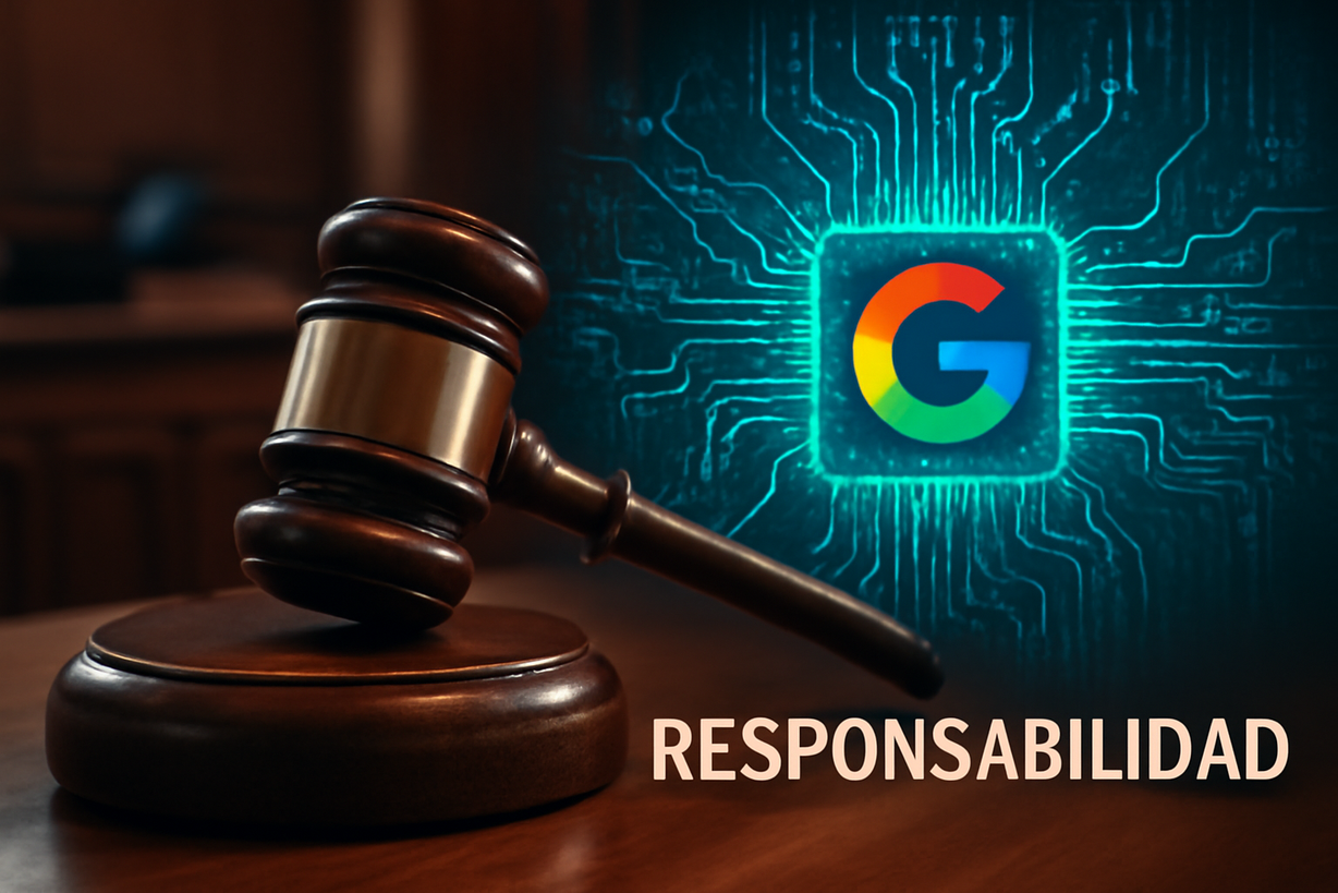Google responsabilizado por su IA: un fallo que podría cambiar las reglas del juego.