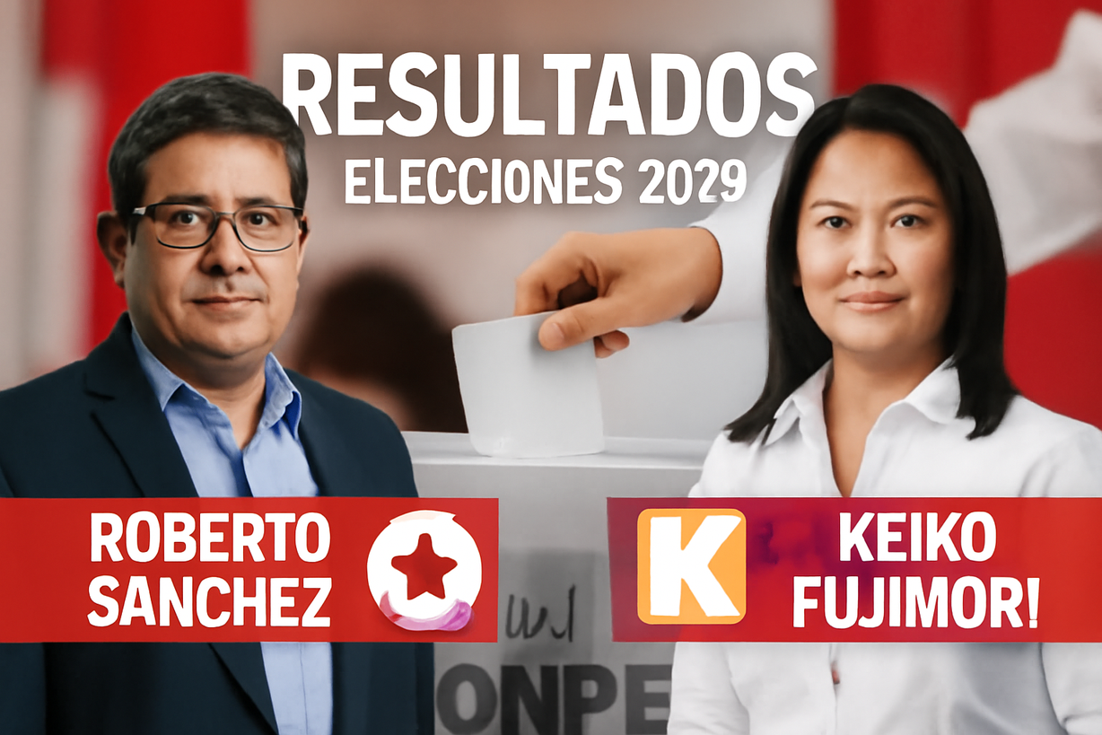 Resultados de la segunda vuelta presidencial en Perú: Sánchez lidera con un 50,12%