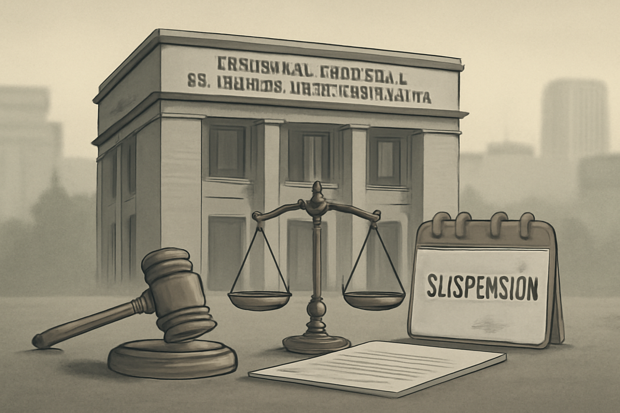Suspensión de plazos en el Tribunal Federal de Justicia Administrativa en 2026