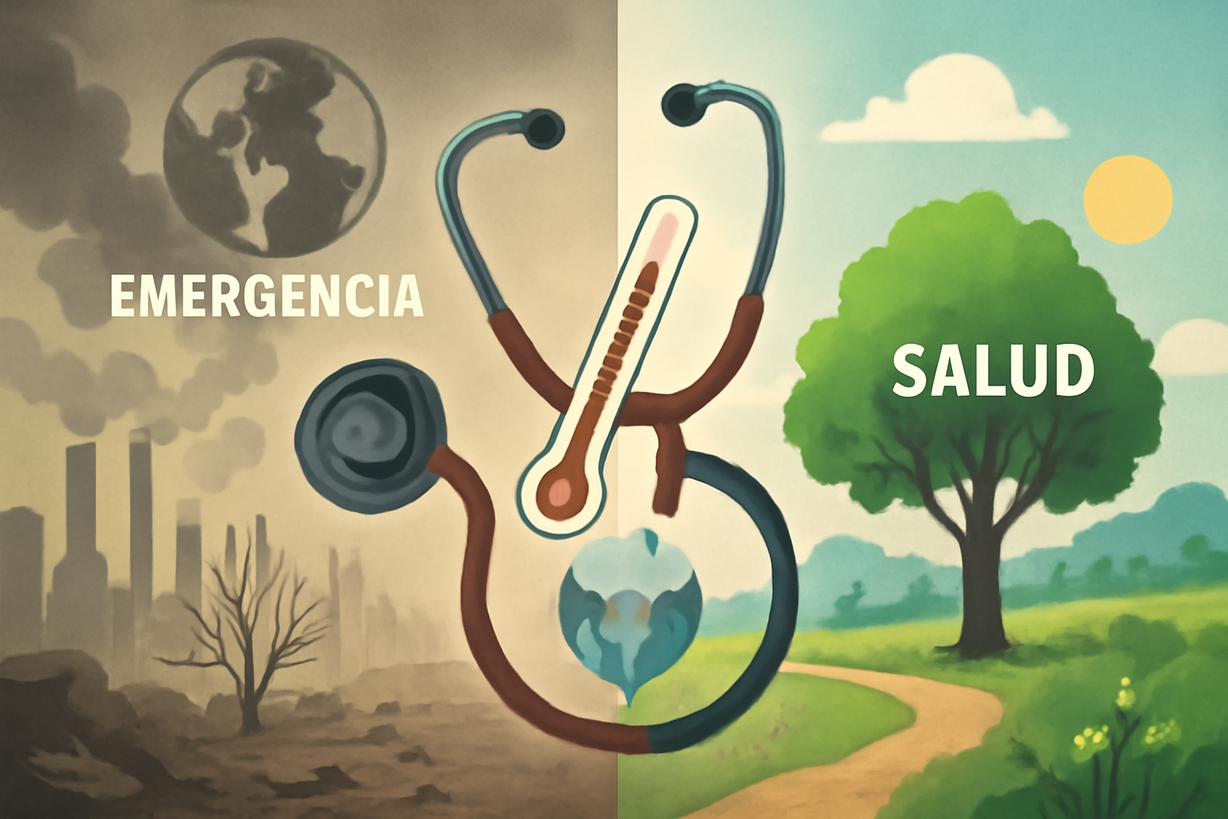 La crisis climática: una emergencia de salud pública global según la OMS.