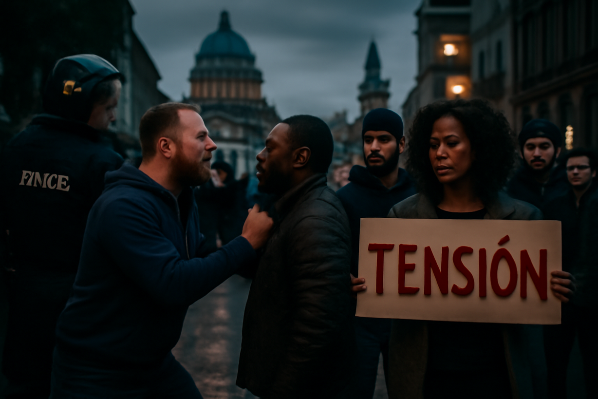 Disturbios raciales en Belfast tras apuñalamiento de un hombre local