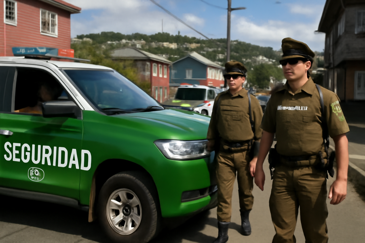Detenidos en operativos de seguridad en Los Lagos, Chile