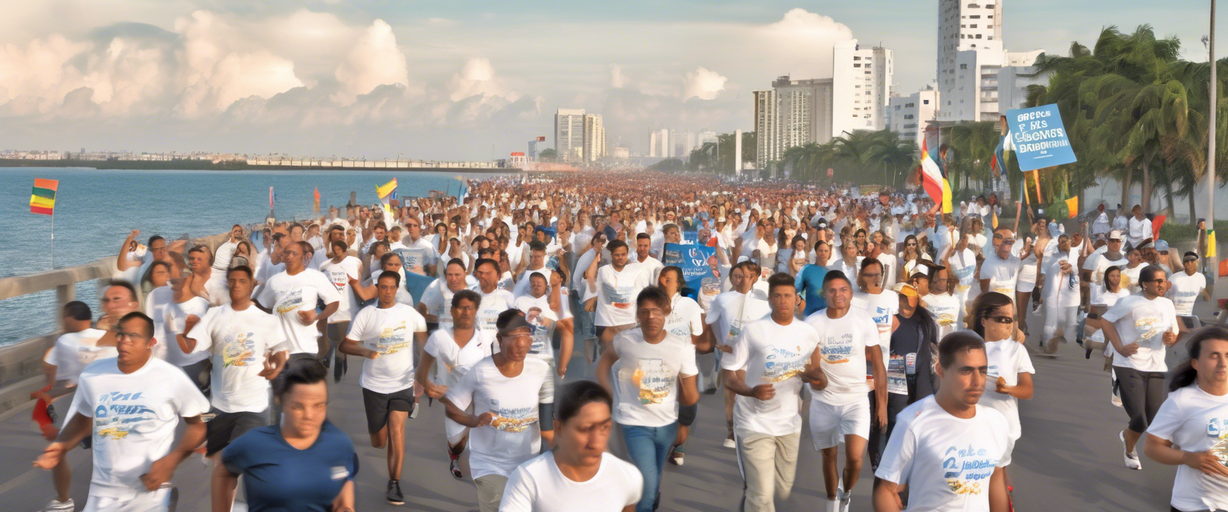 Barranquilla se Une en la 'Carrera por la Vida' en Apoyo a Miguel Uribe