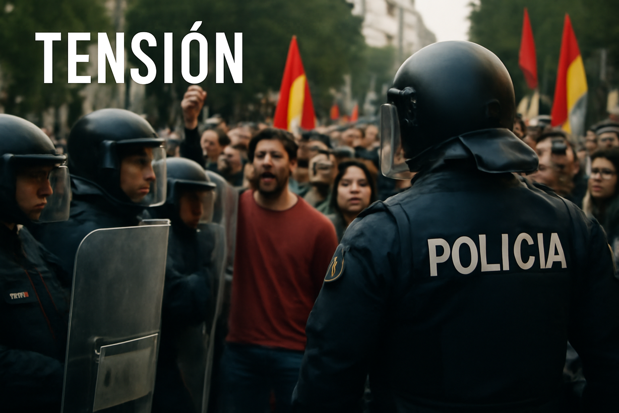 Policía frustra boicot independentista y asegura continuidad del evento