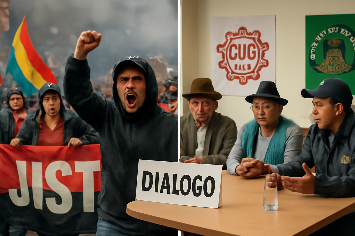 Diálogo en la Crisis: La Central Obrera y Campesinos Evaluarán Negociaciones con el Gobierno