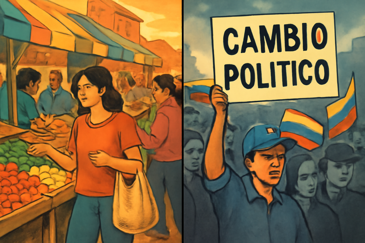 Venezolanos claman por cambio político: ¿elecciones o autoritarismo?
