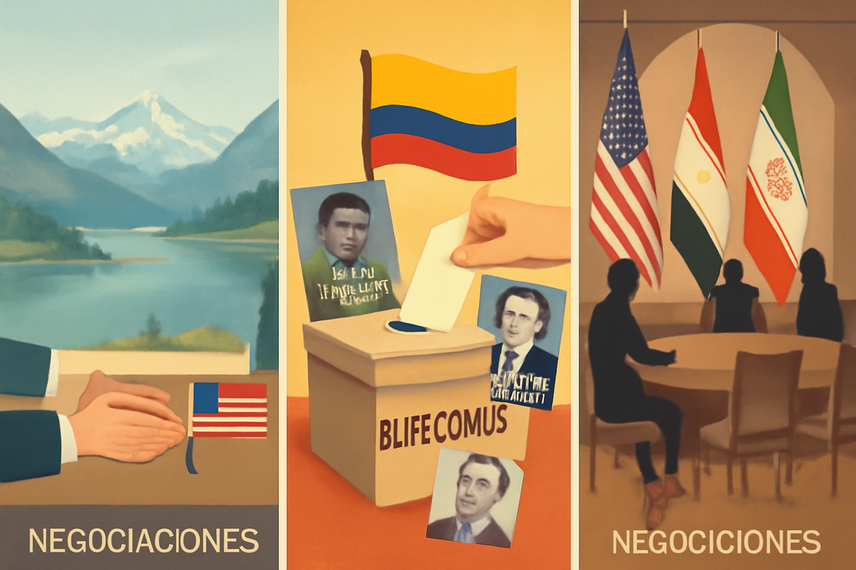 Tensiones Globales: Negociaciones entre EE. UU. e Irán y Elecciones en Colombia