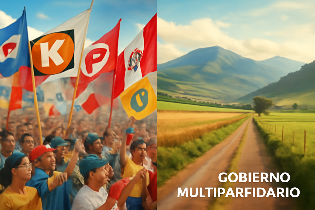 Más del 53% de peruanos apoya un gabinete multipartidario en el nuevo gobierno