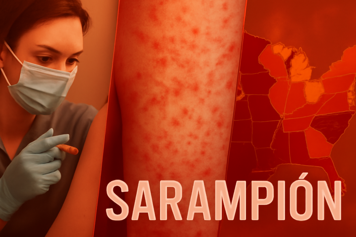 Aumento alarmante de casos de sarampión en EE. UU. hasta 2026