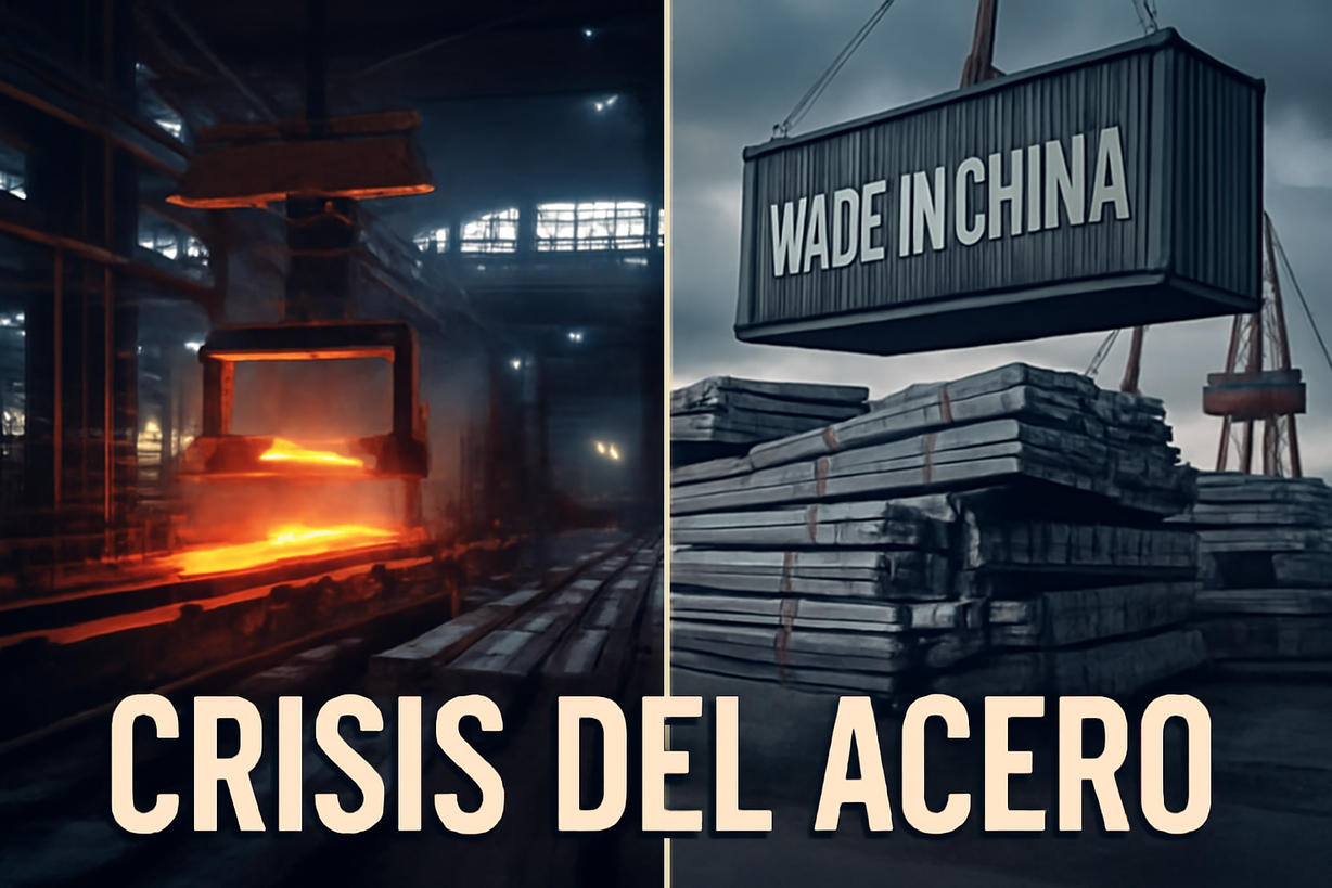 Crisis en la Siderurgia Española: Impacto de la Sobreexportación de Acero Chino