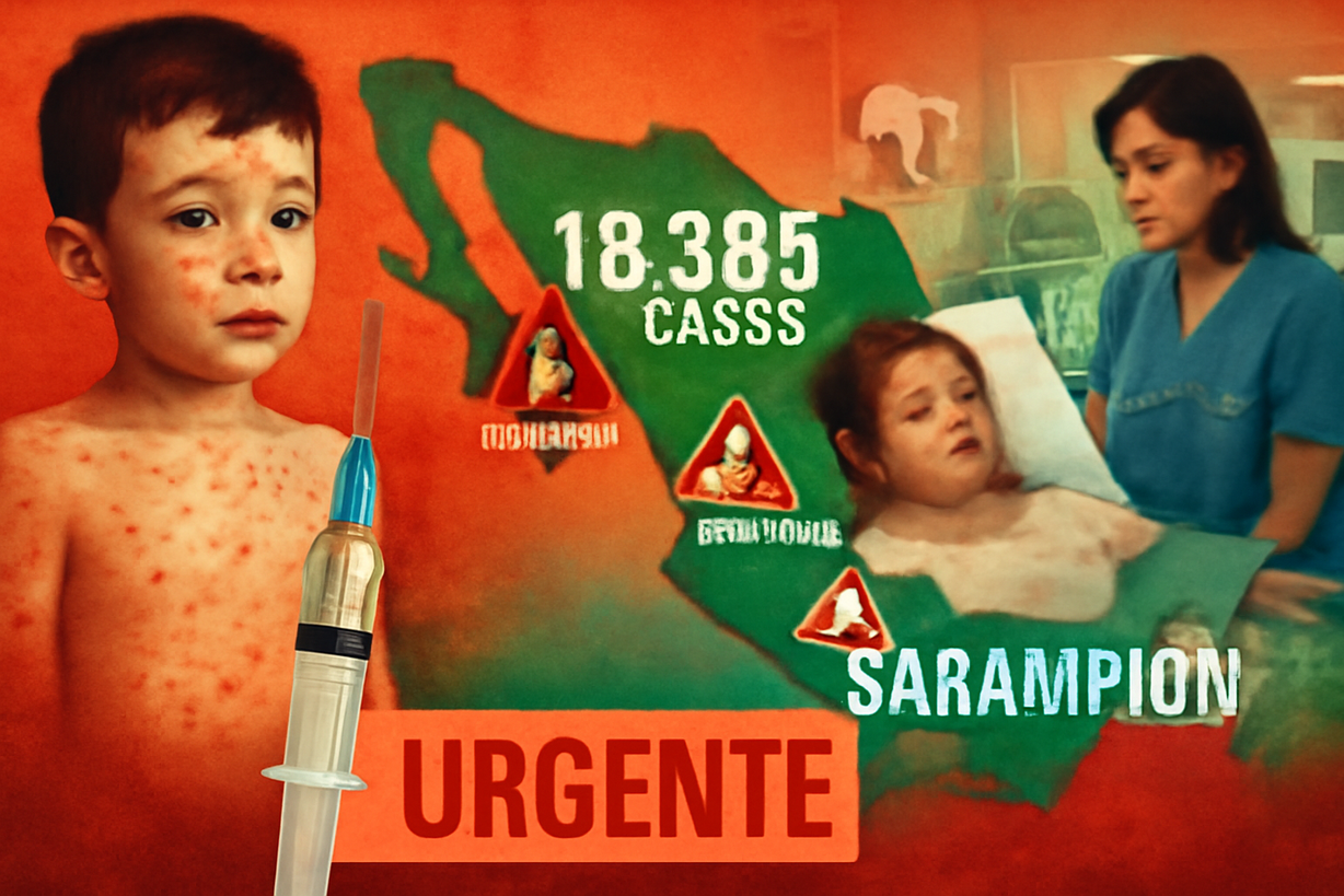 Alerta en México: Aumento de casos de sarampión y 43 muertes