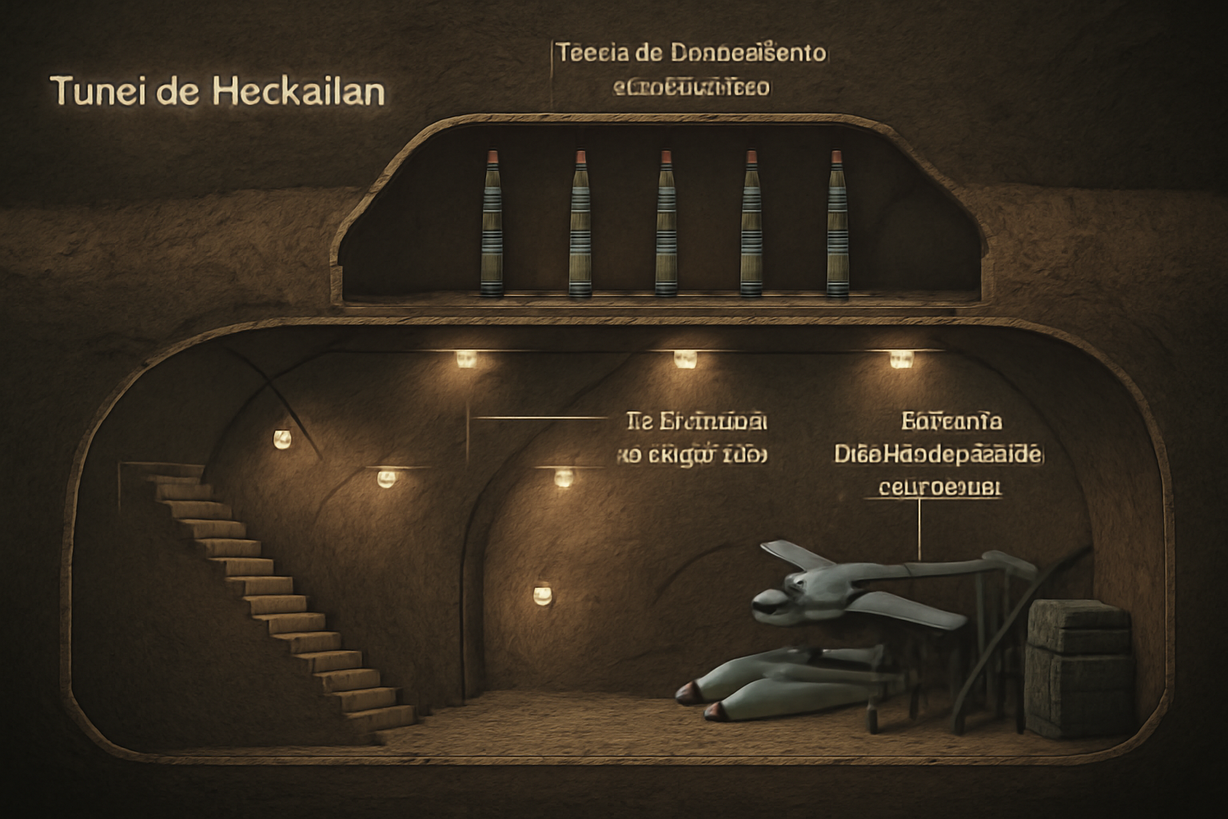 Descubren túnel de Hezbollah en Líbano: 50 estructuras destruidas y más de 20 combatientes muertos