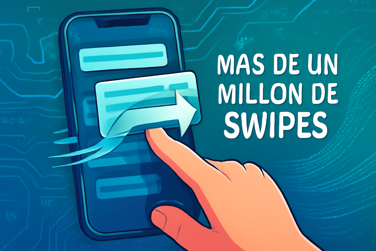 Revolución en la recopilación de datos: Más de un millón de swipes en QWERTY