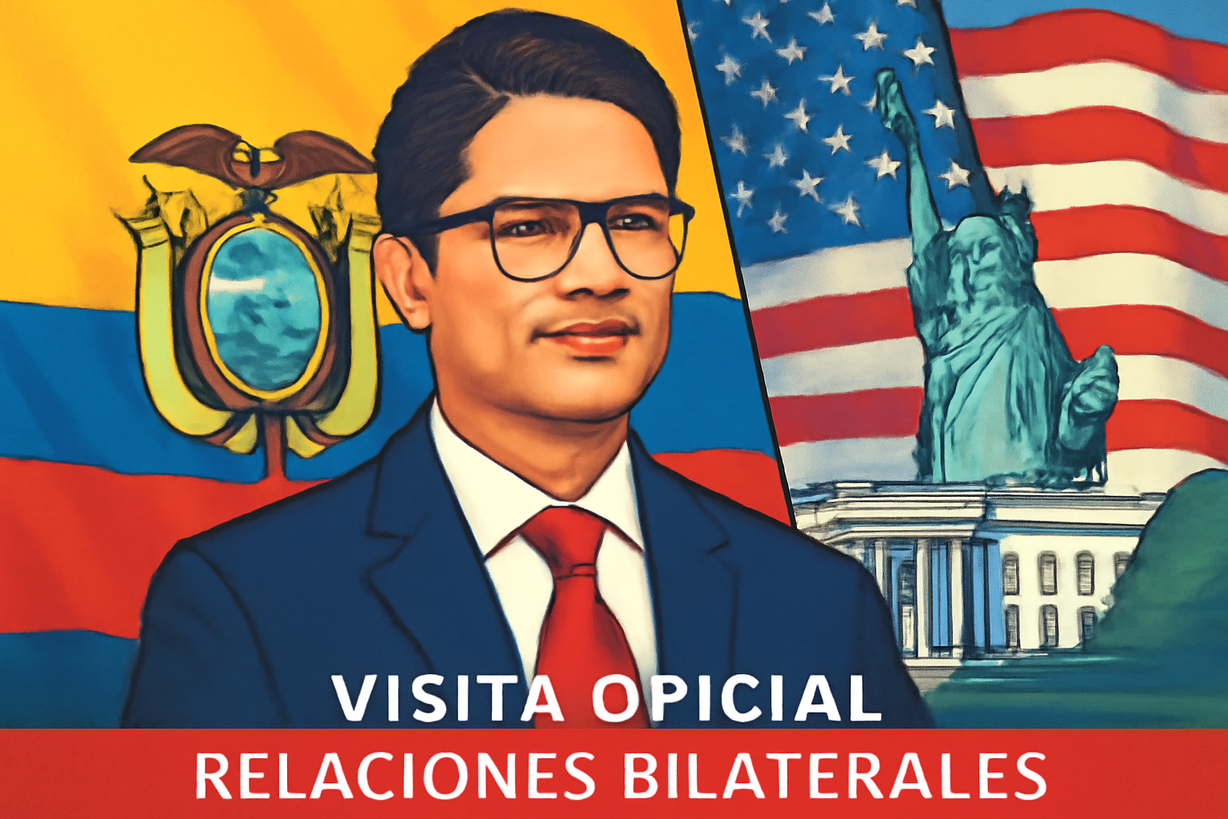 Noboa viaja a EE. UU. para fortalecer lazos y promover inversiones durante el Mundial 2026