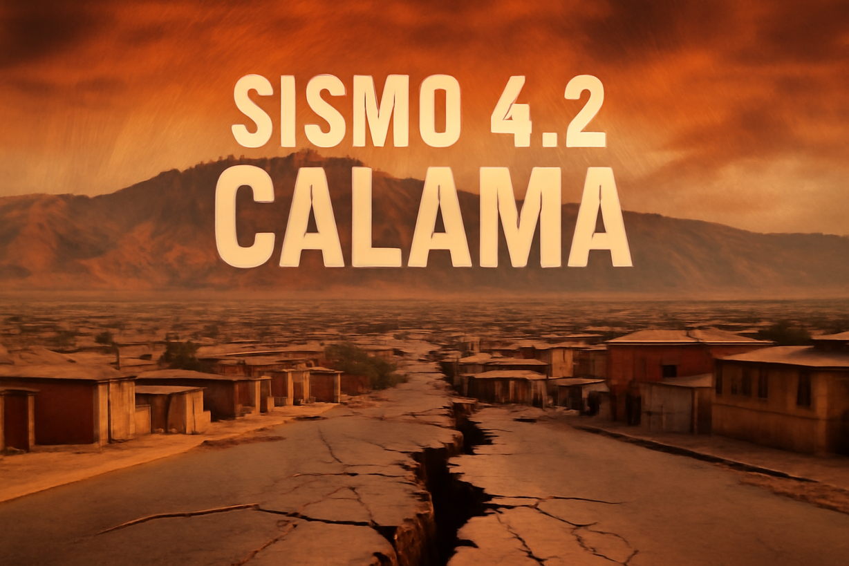 Sismo de 4.2 grados sacude Calama, Chile: Precauciones y alertas para la población