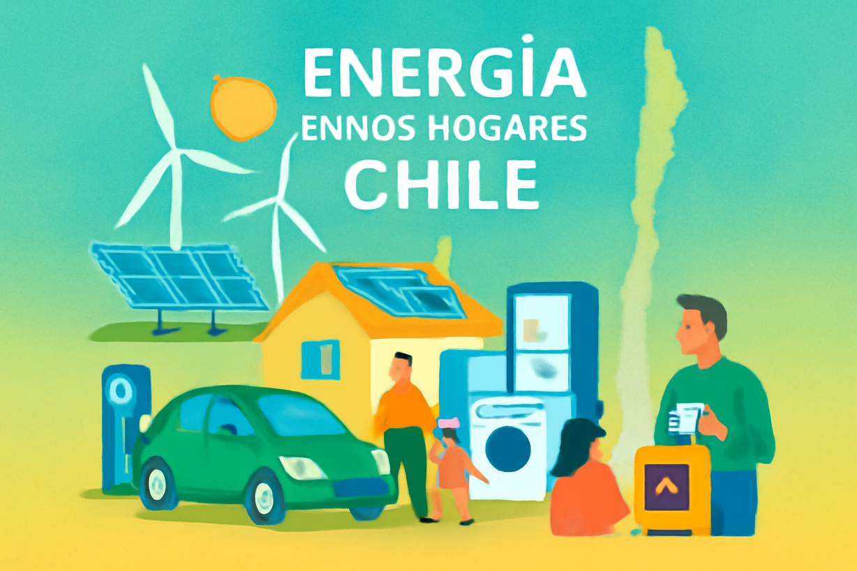 Chile lanza estudio sobre consumo energético en hogares para 2026