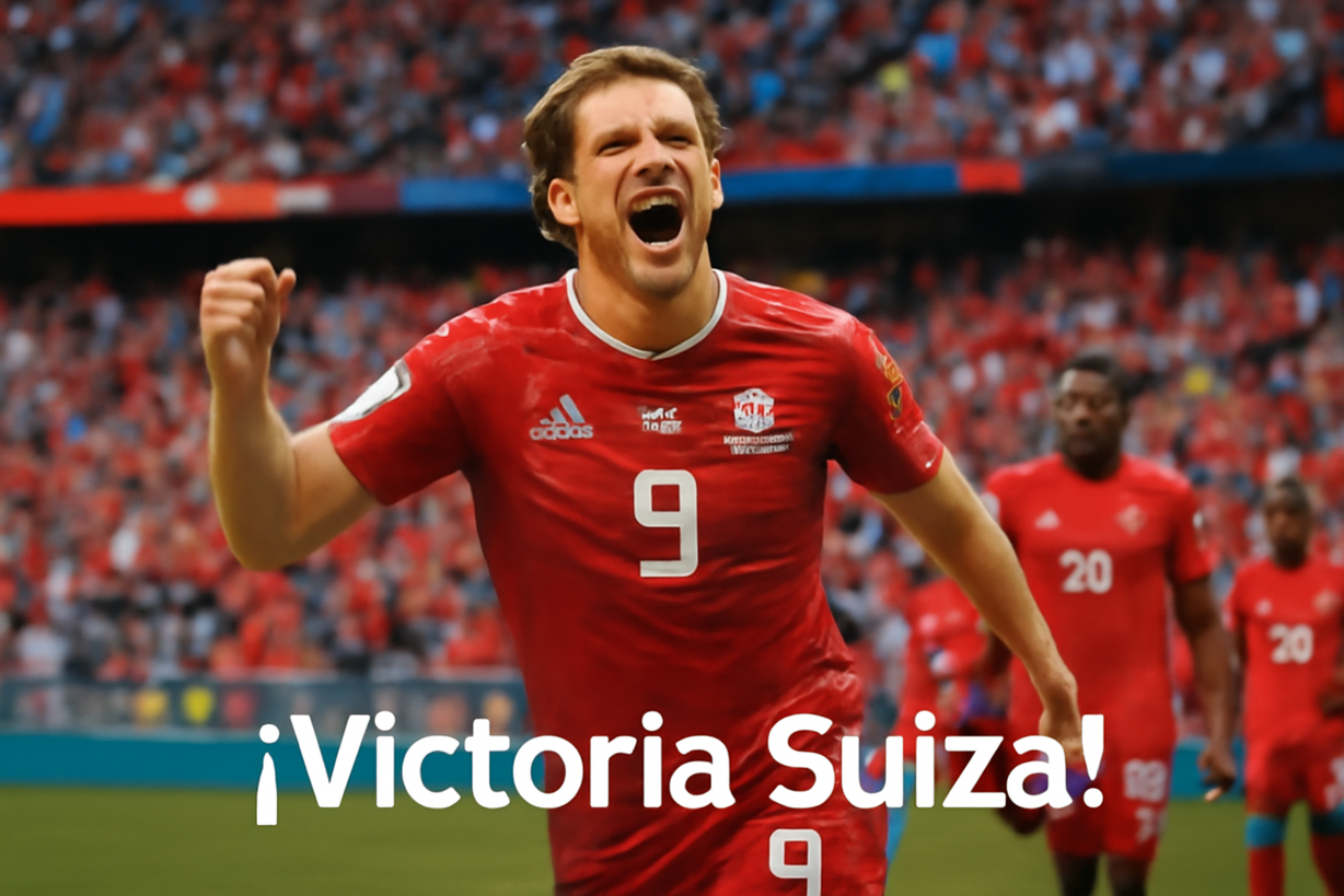 Suiza asegura el primer lugar del grupo B tras vencer a Canadá 2-1