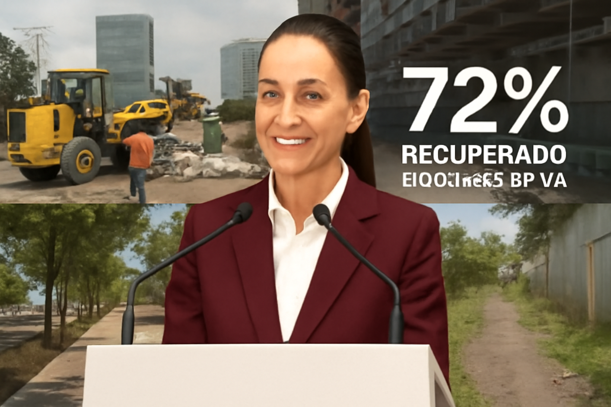 Claudia Sheinbaum Anuncia Recuperación del 72% de Vías en CDMX