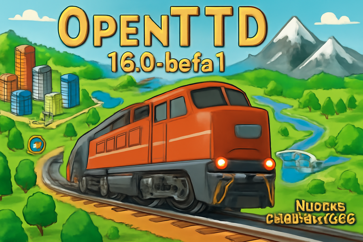 OpenTTD lanza la beta de la actualización 16.0 con emocionantes novedades