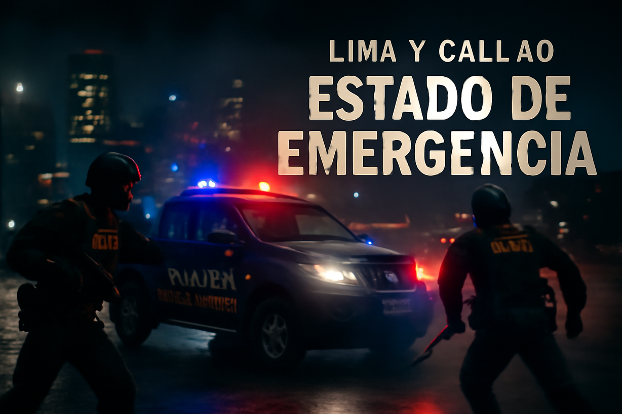 Prórroga del Estado de Emergencia en Lima y Callao por Aumento de Delitos
