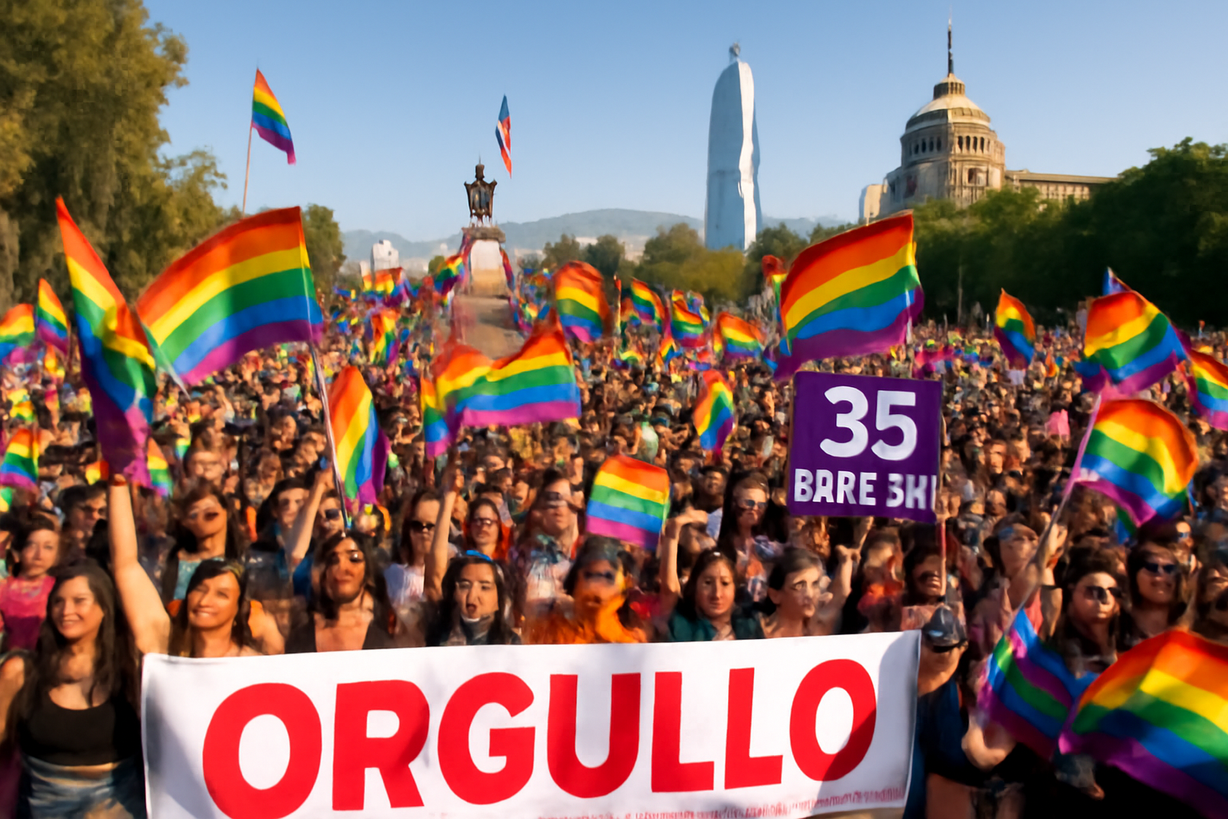 Marcha del Orgullo en Santiago: Llamado a la Defensa de los Derechos LGTBIQ+