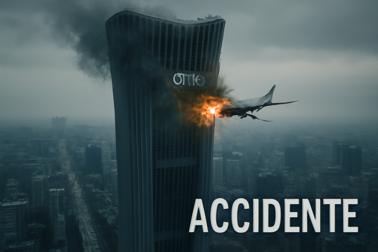 Tragedia en Beijing: Avioneta se estrella contra la Torre CITIC