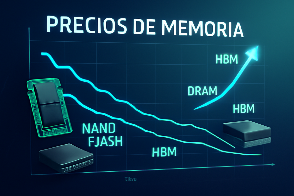 Evolución de Precios en Memoria y Almacenamiento: Un Análisis Interactivo