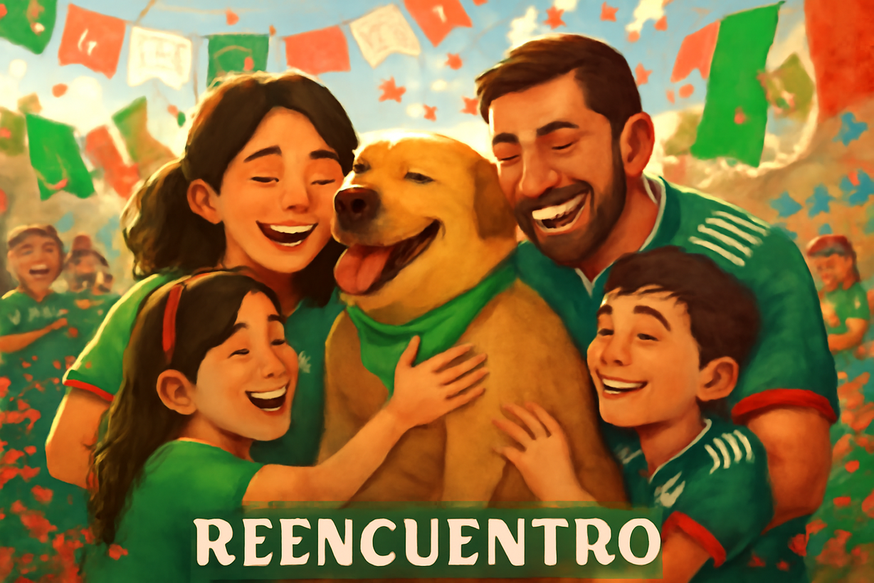 Reencuentro emotivo: Encuentran a Gorda gracias a la celebración del Mundial